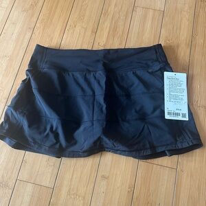 Lululemon Athletica Black Pace Rival Skort